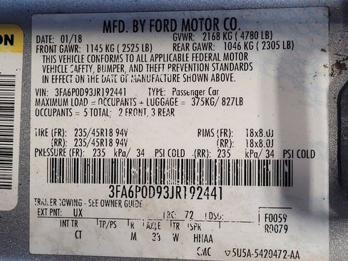 Used 2018 Ford Fusion Titanium image 33