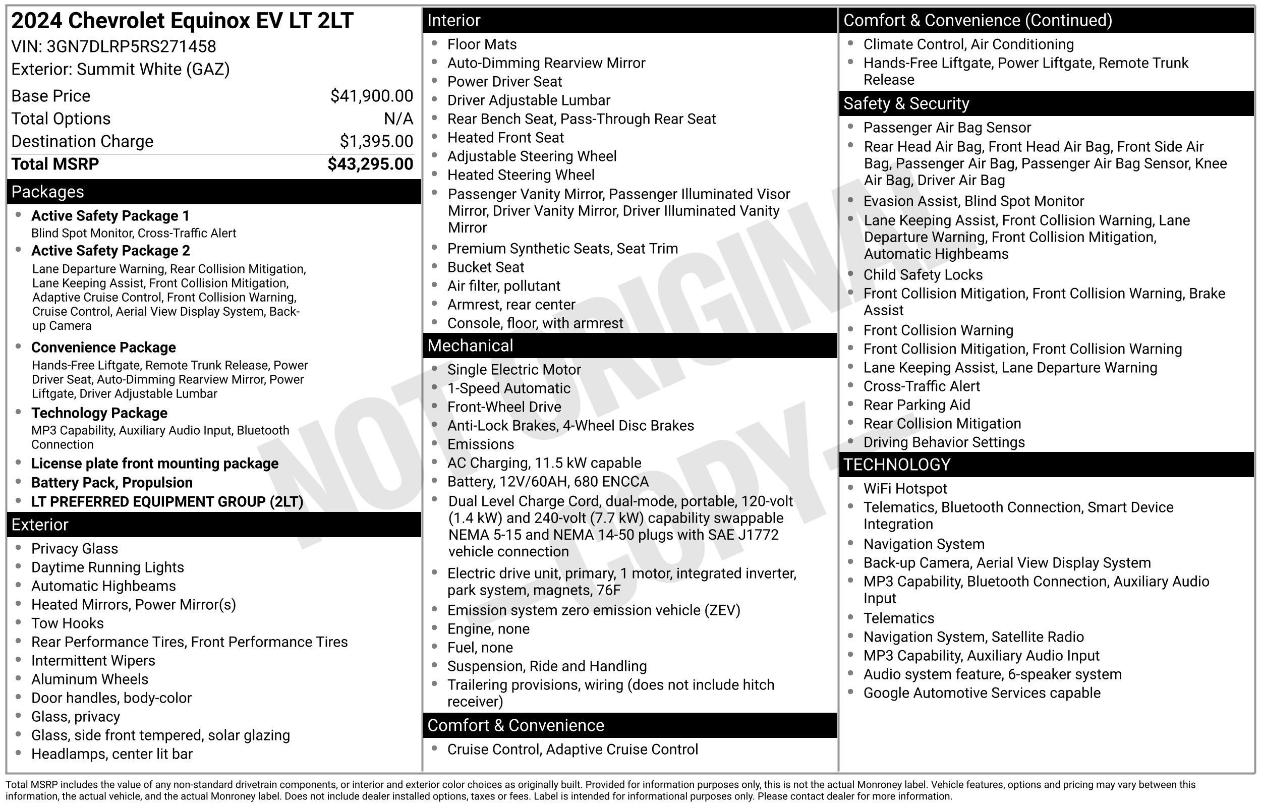 Used 2024 Chevrolet Equinox EV LT FWD image 2