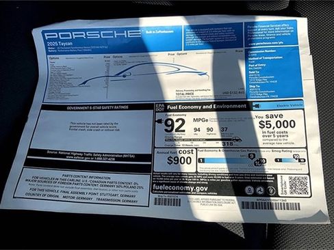 New 2025 Porsche Taycan image 38