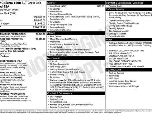 Used 2021 GMC Sierra 1500 SLT w/ SLT Premium Plus Package AWD/4WD image 6