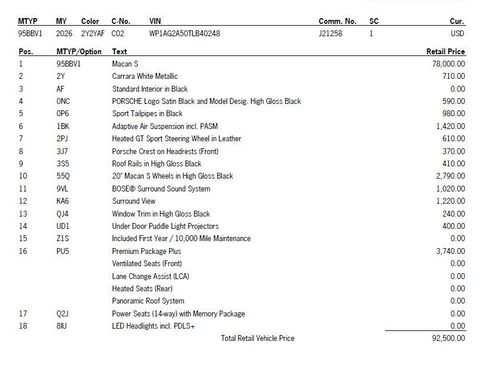 New 2026 Porsche Macan S image 41