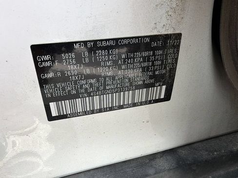 Certified 2023 Subaru Outback Limited XT AWD/4WD image 30