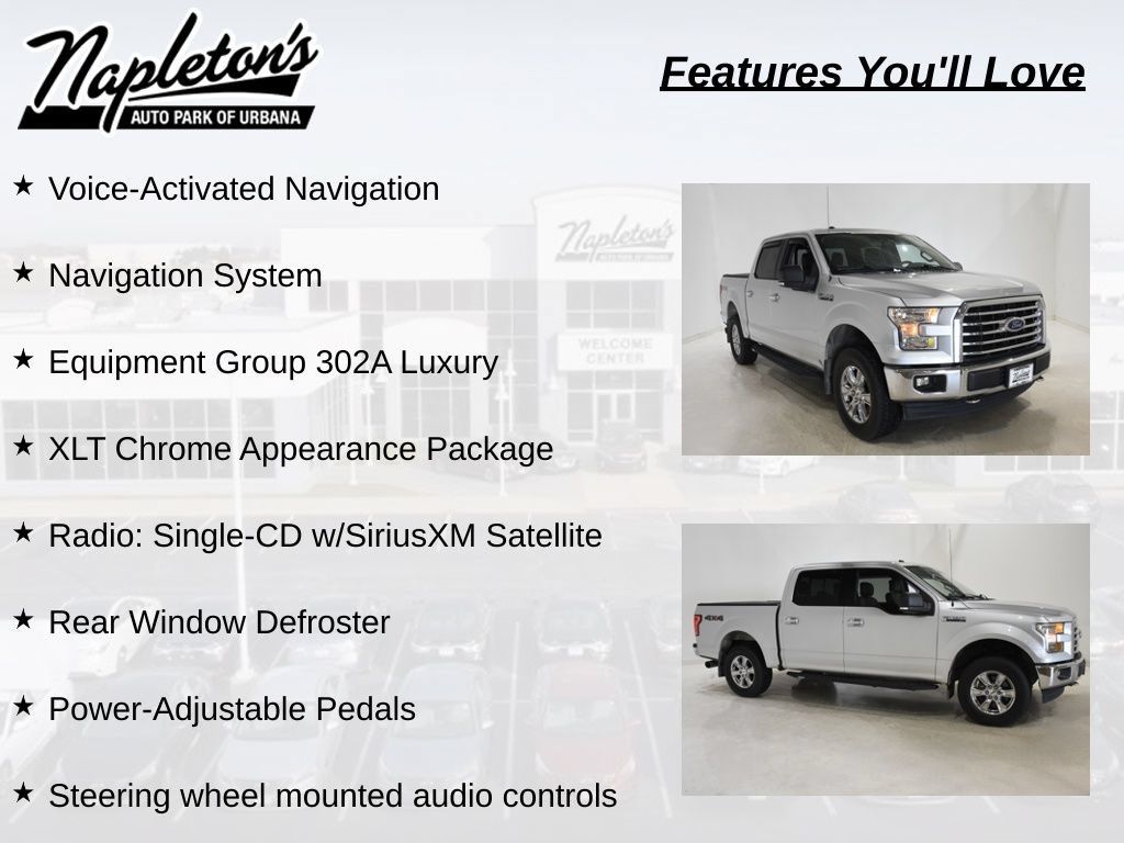 Used 2017 Ford F150 XLT w/ Equipment Group 302A Luxury AWD/4WD image 8