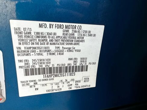 Used 2014 Ford Taurus Police Interceptor AWD image 39