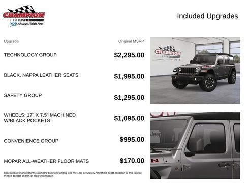 New 2024 Jeep Wrangler Unlimited Rubicon w/ Technology Group image 6