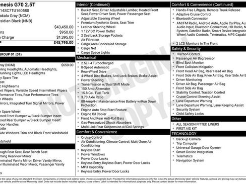 Used 2026 Genesis G70 2.5T image 4