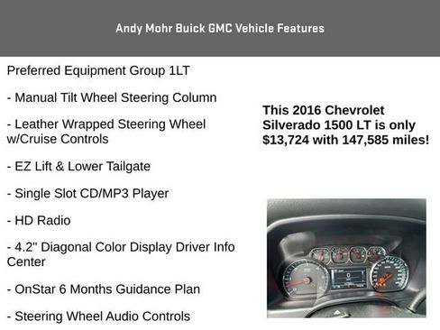 Used 2016 Chevrolet Silverado 1500 LT w/ All Star Edition AWD/4WD image 12