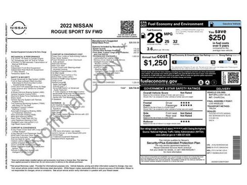 Used 2022 Nissan Rogue Sport SV w/ Technology Package FWD image 2