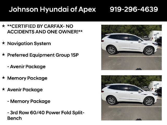 Used 2020 Buick Enclave Avenir w/ Avenir Technology Package FWD image 3