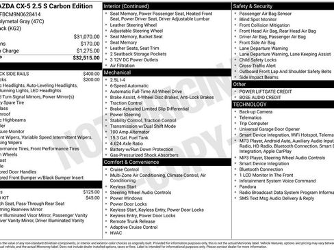 Used 2022 MAZDA CX-5 Carbon Edition AWD/4WD image 11
