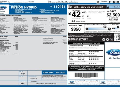 Used 2018 Ford Fusion Titanium FWD image 2