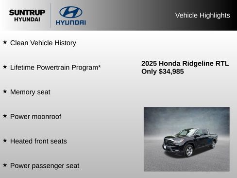 Used 2025 Honda Ridgeline RTL image 7