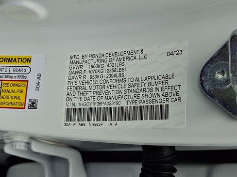 Used 2023 Honda Accord EX image 27