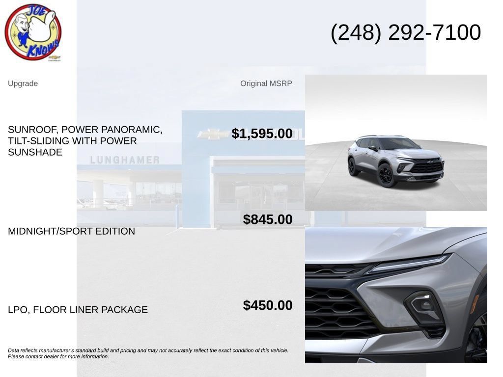 New 2026 Chevrolet Blazer LT w/ Midnight/Sport Edition AWD/4WD image 5
