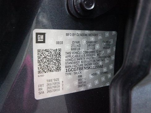 Used 2019 Chevrolet Colorado W/T w/ WT Convenience Package image 28