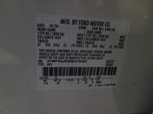 Used 2024 Ford Edge SEL AWD/4WD image 33