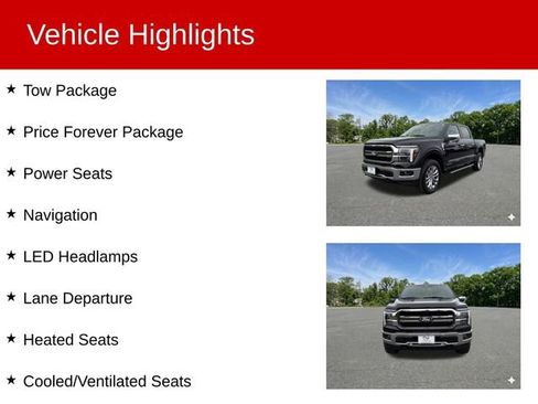 Used 2025 Ford F150 Lariat w/ Equipment Group 501A Mid AWD/4WD image 2