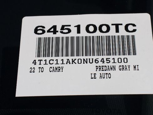 Certified 2022 Toyota Camry LE FWD image 28