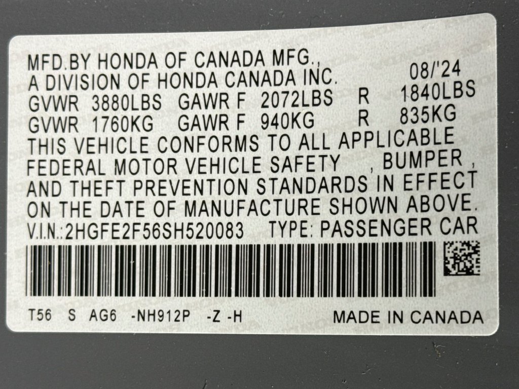 Used 2025 Honda Civic Sport image 32