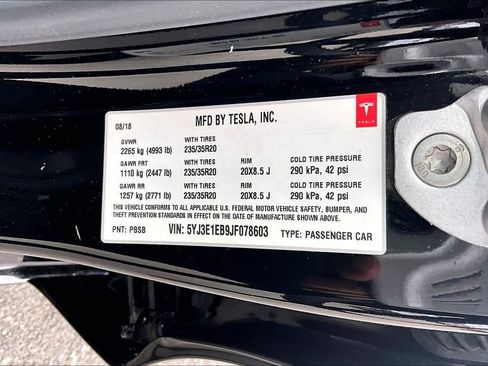 Used 2018 Tesla Model 3 Performance AWD/4WD image 29
