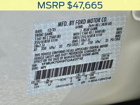 New 2026 Ford Explorer Active w/ Active Comfort Package image 39