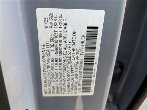 New 2026 Honda Ridgeline TrailSport+ image 16