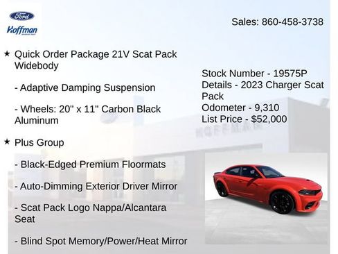 Used 2023 Dodge Charger Scat Pack RWD image 10