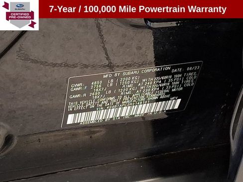 Certified 2024 Subaru Outback Touring AWD/4WD image 29