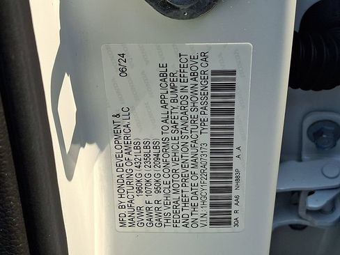 Certified 2024 Honda Accord LX image 30