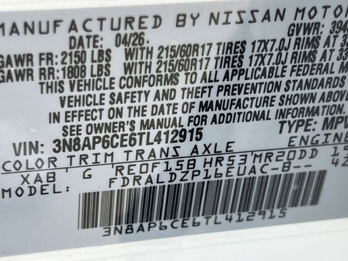 New 2026 Nissan Kicks SV FWD image 15
