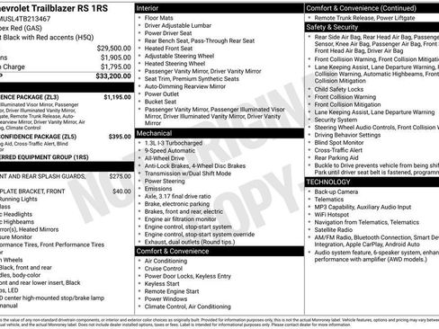 Used 2026 Chevrolet TrailBlazer RS w/ Convenience Package AWD/4WD image 4