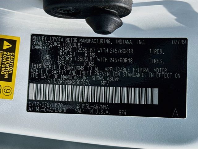 Used 2019 Toyota Highlander XLE AWD/4WD image 42