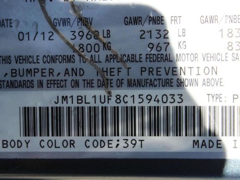 Used 2012 MAZDA MAZDA3 i Sport FWD image 11