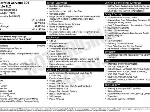 New 2025 Chevrolet Corvette Z06 image 6