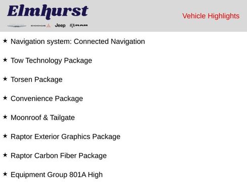 Used 2022 Ford F150 Raptor w/ Equipment Group 801A High AWD/4WD image 9