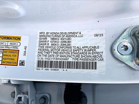 Used 2023 Honda Accord EX image 29