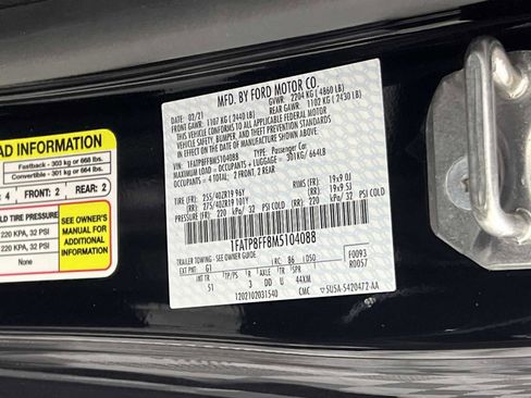 Used 2021 Ford Mustang GT Premium w/ GT Performance Package image 54