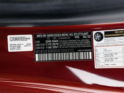 Used 2022 Mercedes-Benz SL 63 AMG 4MATIC image 42