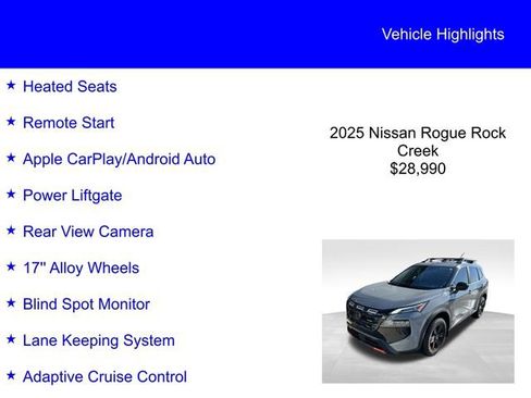 Used 2025 Nissan Rogue SV image 2
