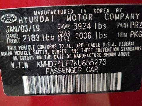 Used 2019 Hyundai Elantra SE FWD image 33