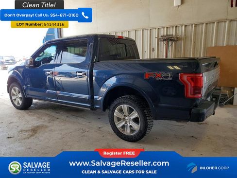 Used 2015 Ford F150 Platinum w/ Equipment Group 701A Luxury AWD/4WD image 3