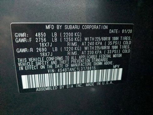 Used 2020 Subaru Outback Limited w/ Popular Package #2 image 26