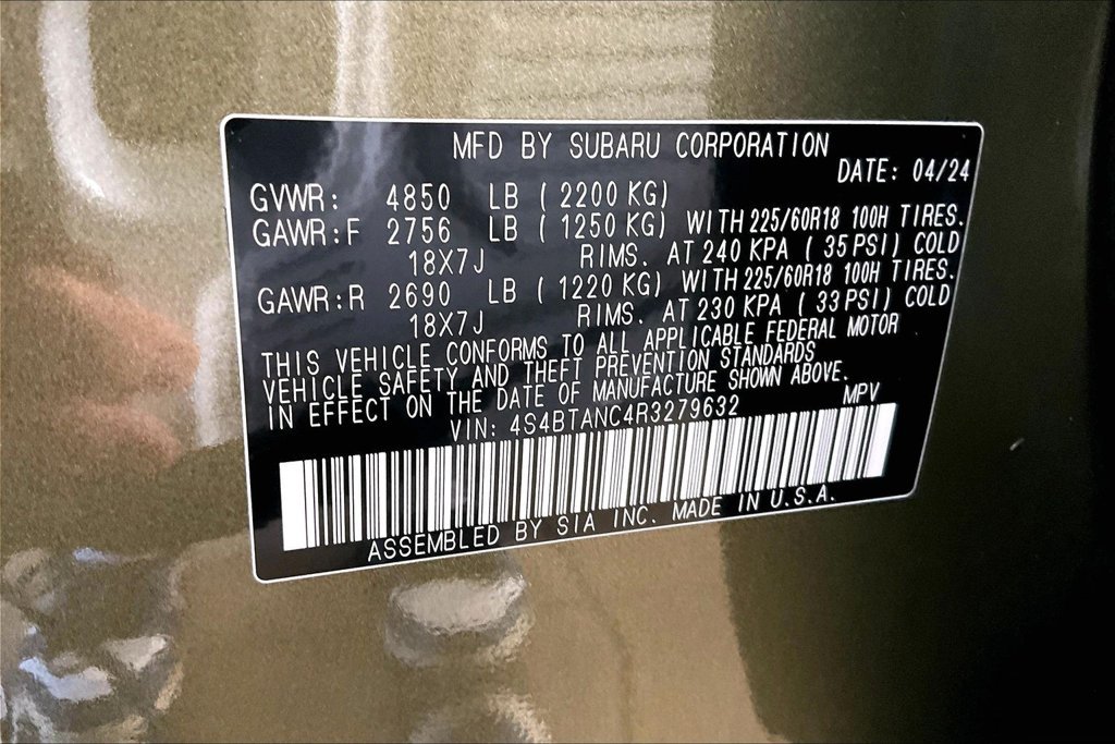 Used 2024 Subaru Outback Limited AWD/4WD image 34