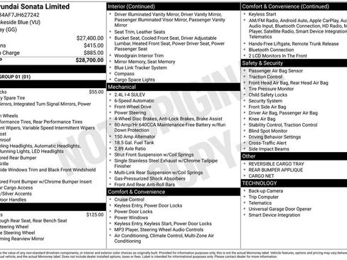 Used 2018 Hyundai Sonata Limited image 42