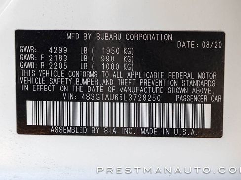 Used 2020 Subaru Impreza 2.0i Limited w/ Popular Package #2 image 42