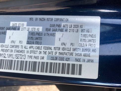 Used 2020 MAZDA MAZDA6 Touring FWD image 37