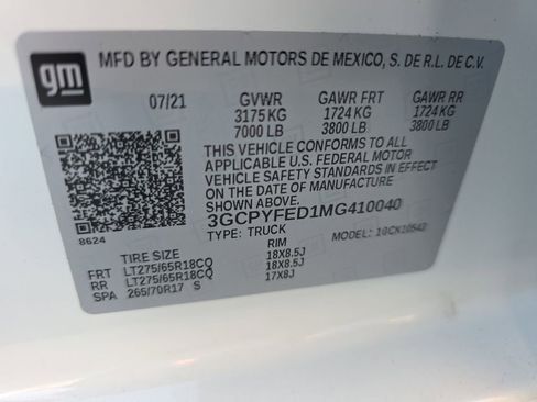 Used 2021 Chevrolet Silverado 1500 LT Trail Boss w/ Bed Protection Package image 35