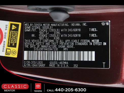 Used 2019 Toyota Highlander XLE image 24