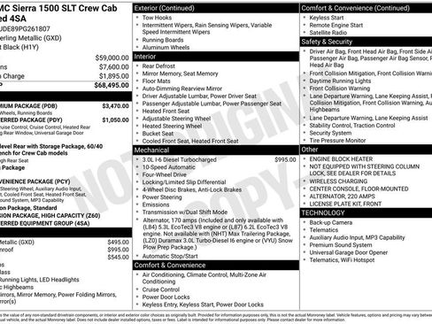 Used 2023 GMC Sierra 1500 SLT w/ SLT Premium Package AWD/4WD image 2