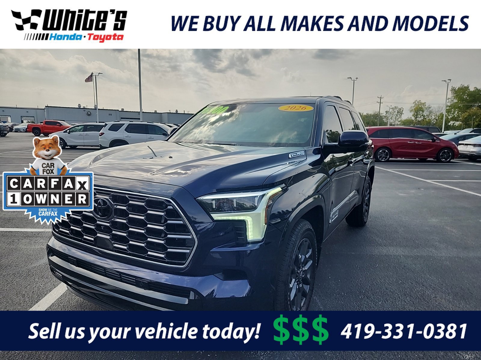 Used 2026 Toyota Sequoia Platinum AWD/4WD image 1